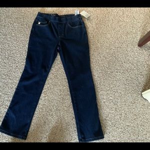 Belle by Kim Gravel Flexibelle Embroidered Jeans 6